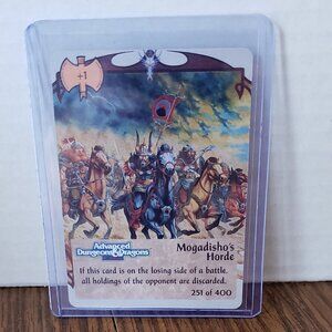 TSR Spellfire CCG 1st Ed. MOGADISHO'S HORDE Card #251 of 400 AD&D